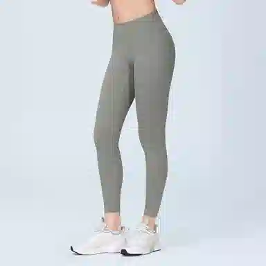 二三二三 纯色简约提臀高腰运动长裤 女款