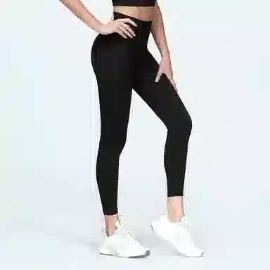 二三二三 纯色提臀松紧运动长裤 女款