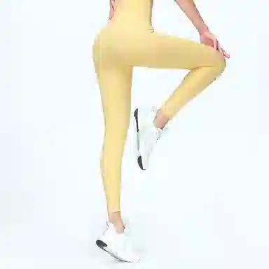 二三二三 纯色提臀松紧运动长裤 女款