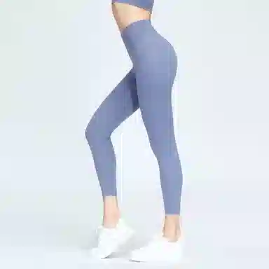 二三二三 纯色简约提臀高腰运动长裤 女款