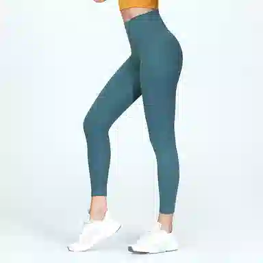 二三二三 纯色提臀松紧运动长裤 女款