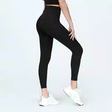 二三二三 纯色提臀松紧运动长裤 女款