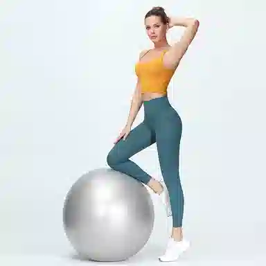 二三二三 纯色提臀松紧运动长裤 女款