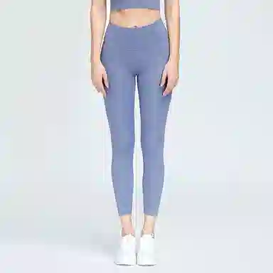 二三二三 纯色简约提臀高腰运动长裤 女款