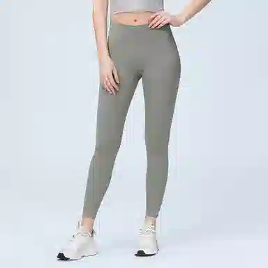 二三二三 纯色简约提臀高腰运动长裤 女款