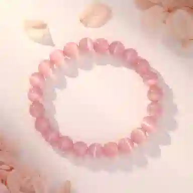 郁馨 古色古香汉服旗袍轻奢美人镯温婉一步一响经典透亮莹润显白大气清冷感甜蜜告白磁场 #好运 玻璃猫眼 手镯 女款