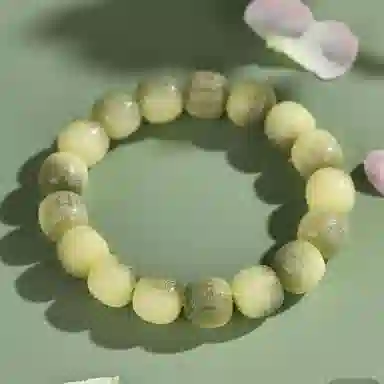 郁馨 六字箴言雕刻小清新单圈绕指柔小青柠文玩 #好运 菩提根 手串 男女同款情侣款