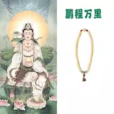 郁馨 好运莲蓬温柔文艺小清新双圈盘玩叠戴佛珠手饰 本命年转运考研考试上岸 学业有成#好运 菩提根 手串 男女同款情侣款