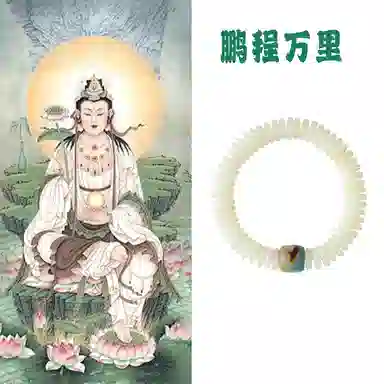 郁馨 中式美学药片珠国风复古七彩斑灵珠隔片珠简约小众设计高级感 福气满满本命年转运#好运 菩提根 手串 男女同款情侣款