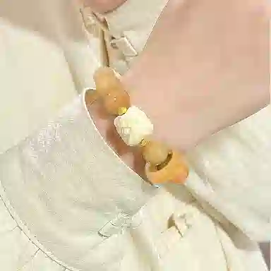 【财神庙已祝*财源滚滚】 郁馨 醒狮水墨画纳福瑞兽事业运爆棚古风文玩盘串新中式小众设计 考试上岸#好运 菩提根 手串 男女同款情侣款