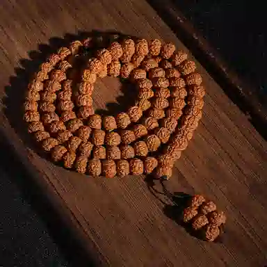 郁馨 新中式树王爆肉古风旗袍复古叠戴盘玩佛珠招财纳福 #好运 金刚菩提 手串 男女同款情侣款