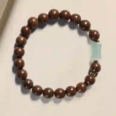 郁馨 古风木质佛珠文玩手饰步步高升 简约文艺民族风坏运气走开 伴侣约会本命年 #好运 金丝檀木 手串 男女同款情侣款