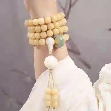 郁馨 好运莲莲 守财平安 新中式 吉祥如意  时来运转 八方来财 菩提根 手串 男女同款情侣款