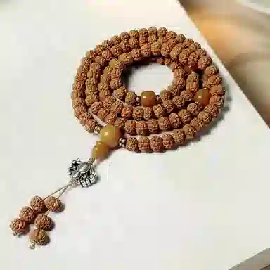 郁馨 矮桩五瓣肉纹爆肉饱满佛珠手饰搭配简约禅意 转运盘玩精美#好运 金刚菩提 手串 男女同款情侣款