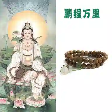 郁馨 多圈叠戴禅意国潮复古文艺新中式古色古韵 本命年佛珠高级感好运莲莲六字箴言 水逆退散#好运 金丝檀木 手串 男女同款情侣款