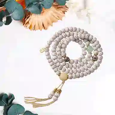 郁馨 国潮简约精致森系多圈叠戴盘玩手饰流苏 日常百搭通勤招财进宝 考研考试上岸#好运 星月菩提 手串 男女同款情侣款