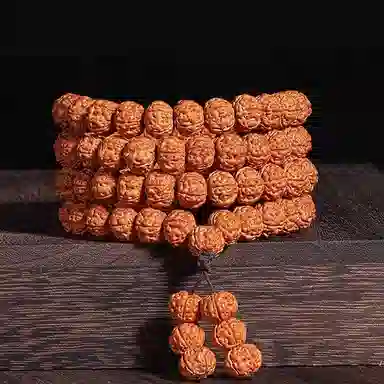 郁馨 新中式树王爆肉古风旗袍复古叠戴盘玩佛珠招财纳福 #好运 金刚菩提 手串 男女同款情侣款