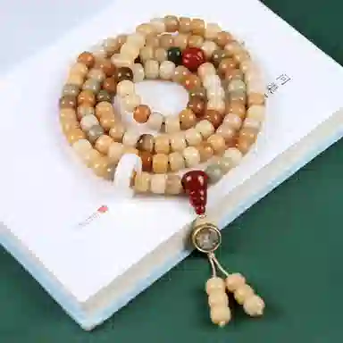 郁馨 多圈叠戴流苏风化手持桶珠本命年转运绕指柔盘玩佛珠简约禅意 古风敦煌招财纳福 正缘桃花#好运 菩提根 手串 男女同款情侣款