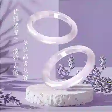 郁馨 清冷高级感一步一响贵妃美人镯国风设计文艺风简约百搭氛围感 气质显白温婉水润旗袍汉服宫廷风#好运 玻璃猫眼 手镯 女款