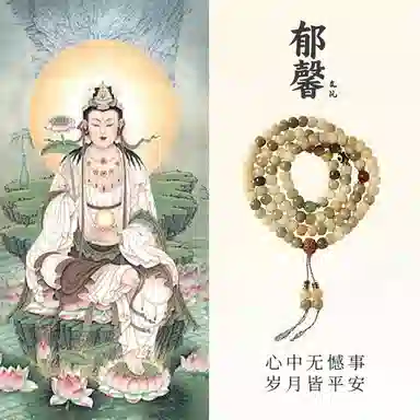 郁馨 【财神庙已祝*平安转运】国风八方来财财富爆满流苏中式美学手持盘玩本命年手饰 多圈叠戴#好运 菩提根 手串 男女同款情侣款
