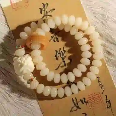 郁馨 暴富转运纳福盘玩串珠福气满满双圈算盘珠手捻佛珠跑环 正缘桃花#好运 菩提根 手串 男女同款情侣款
