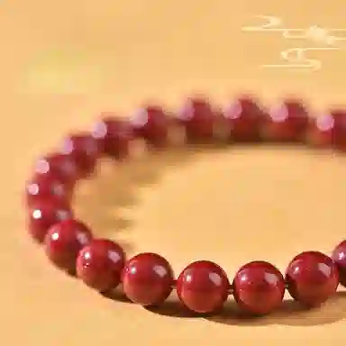 郁馨 本命年转运小众设计温柔宫廷风高级感  简约精致编织可调节复古森系温柔 诸事顺利 #好运再造辰砂 朱砂 手链 男女同款情侣款