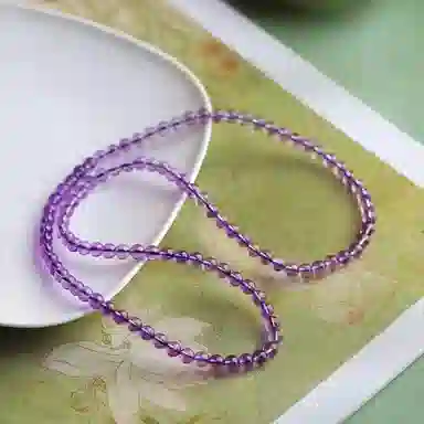 【学业考试考研上岸*智慧之石】 郁馨 赠贴逢考必过 紫定胜利旺事业爆棚 #好运天然 紫水晶 手串 男女同款情侣款
