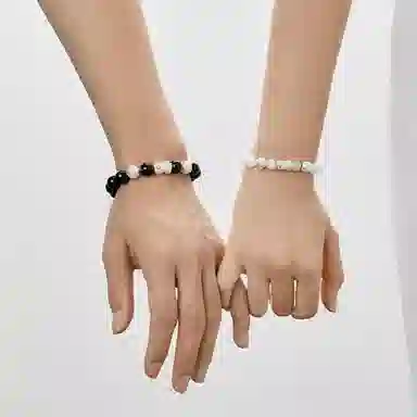 【甄选高品质】 郁馨 白月光清透灵动贵妃美人镯烟雨江南优雅古风 貔貅吞金兽盘玩中式美学百搭气质#好运 玻璃猫眼 手镯 女款