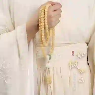 郁馨 好运莲莲 守财平安 新中式 吉祥如意  时来运转 八方来财 菩提根 手串 男女同款情侣款