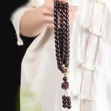 【财神庙已祝*搞钱强事业】 郁馨 招财纳福醒狮吞金兽本命年如意吉祥暴富盘玩手饰国潮民族风个性时尚#好运 菩提根 手串 男女同款情侣款