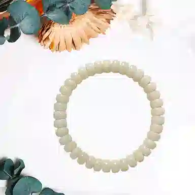 郁馨 俏皮可爱温柔单圈隔片珠 国潮复古休闲佛珠简约百搭素串精致绕指柔轻奢高级感 #好运 菩提根 手串 男女同款情侣款