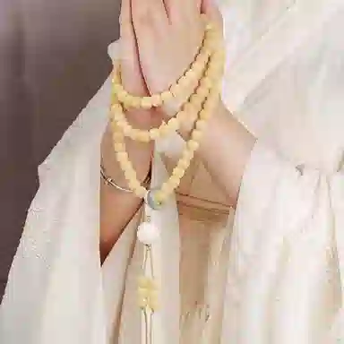 郁馨 好运莲莲 守财平安 新中式 吉祥如意  时来运转 八方来财 菩提根 手串 男女同款情侣款