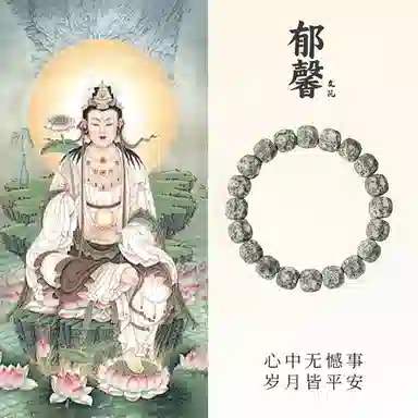 郁馨 无相高密度小巧单圈休闲盘玩高油高密佛珠 福气满满简约国风素雅温柔转运 #好运 星月菩提 手串 男女同款情侣款