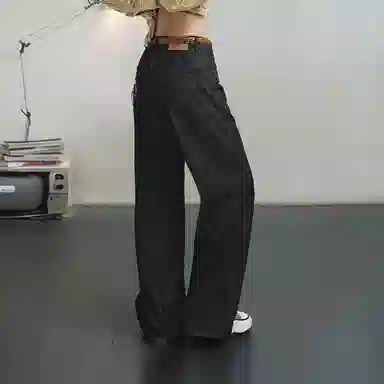 MADEN Relaxed Fit Jeans Black