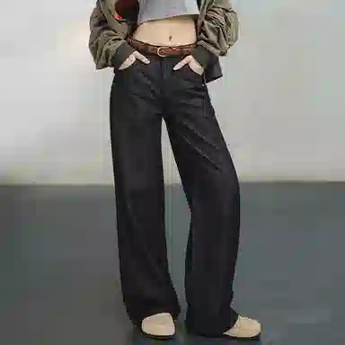 MADEN Relaxed Fit Jeans Black