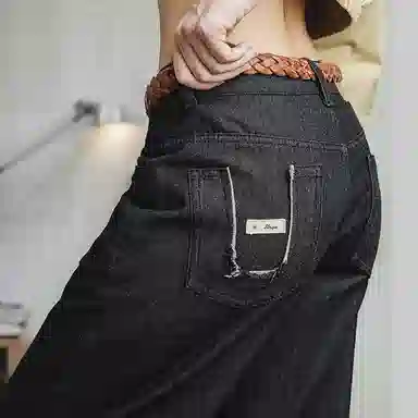 MADEN Relaxed Fit Jeans Black