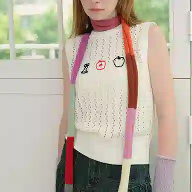 山一丸 温暖彩色条纹拼接撞色细腊肠 羊毛 绒线围巾 男女同款情侣款