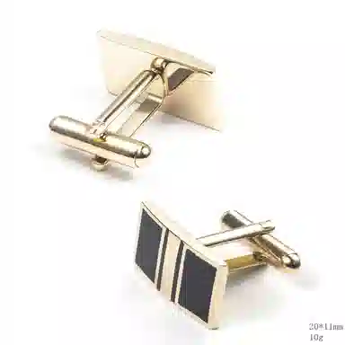 山一丸 精品烤漆珐琅镀金法式衬衫 铜 袖扣 男款