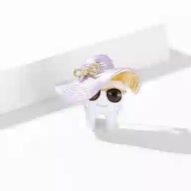 山一丸 日韩可爱设计感小众胸花卡通西装别针个性配饰防走光牙齿 铜 胸针 女款