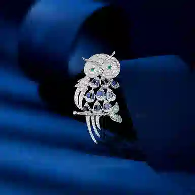 山一丸 奢华时尚气质个性设计感 铜 胸针 女款