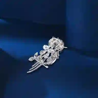 山一丸 奢华时尚气质个性设计感 铜 胸针 女款