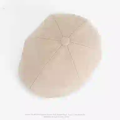 山一丸 秋冬复古前进时尚百搭文艺显脸小 聚酯纤维 贝雷帽 女款