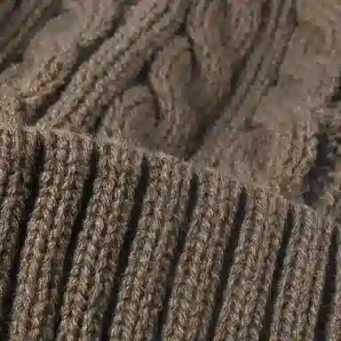 山一丸 冬季加绒加厚 提花户外保暖护耳冷帽 腈纶 绒线帽 男女同款情侣款