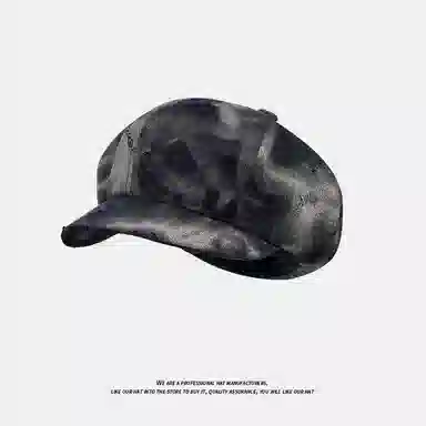 山一丸 韩版时尚显脸小 聚酯纤维 贝雷帽 女款