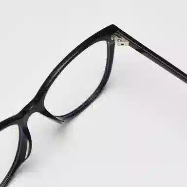 山一丸 日韩半框近视框潮文艺复古平光 金属 椭圆形 光学镜架 男女同款情侣款