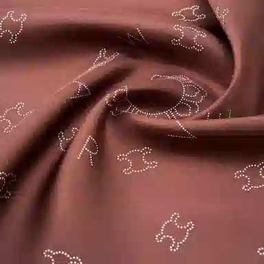 山一丸 美式复古腰果花印花潮牌 丝巾 女款