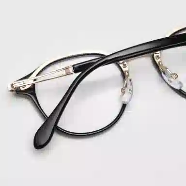 山一丸 复古近视框潮个性文艺平光可 光学镜架 男女同款情侣款