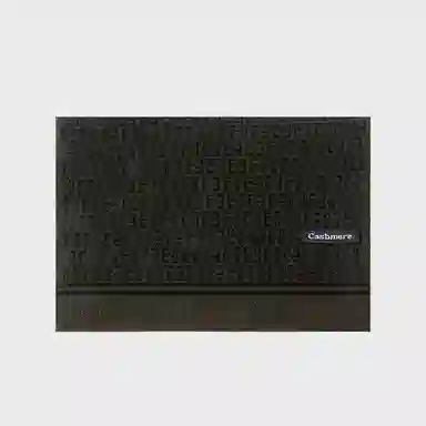 山一丸 秋冬季加厚保暖韩版百搭时尚字母 绒线围巾 男款