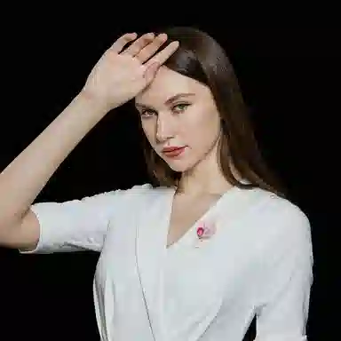 山一丸 轻奢风秋冬羽毛韩版优雅气质叶子 环保铜 胸针 女款