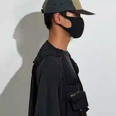 山一丸 平檐帽户外运动滑板日系拼色速干 鸭舌帽 男女同款情侣款